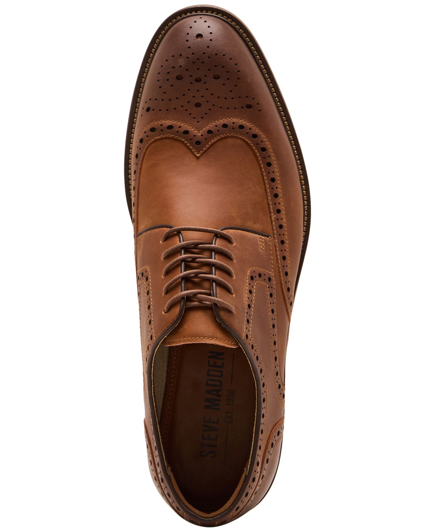 Мужские туфли Steve Madden Elmsford Lace-Up, цвет: Коричневый — фото 4