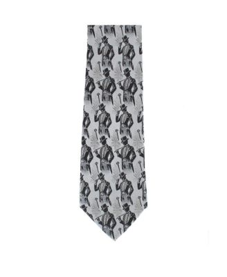 Men's Ambrose Dapper Night Silk Novelty Necktie and Pocket Square Set