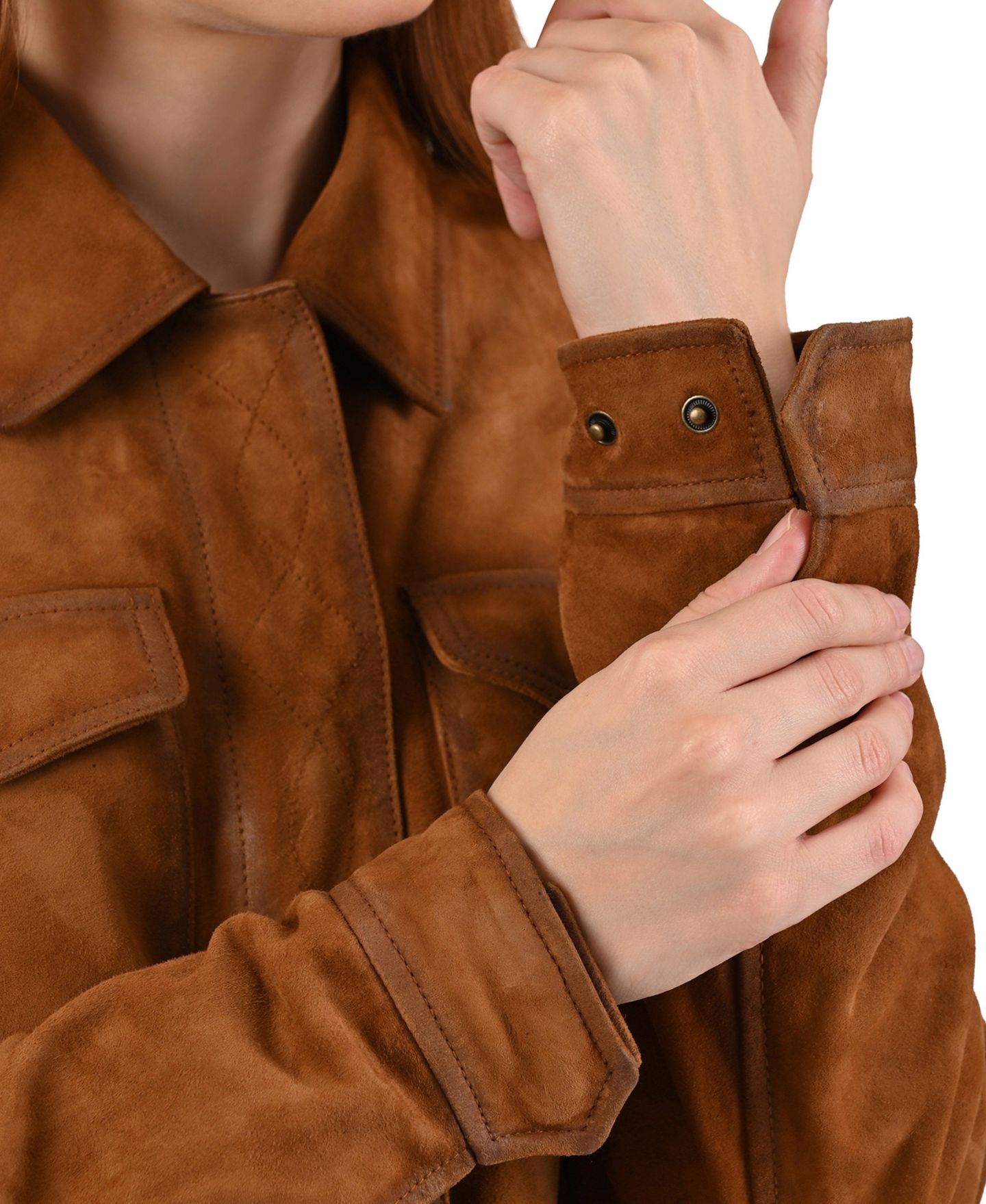 Женская куртка Frye Goat Suede — фото 7