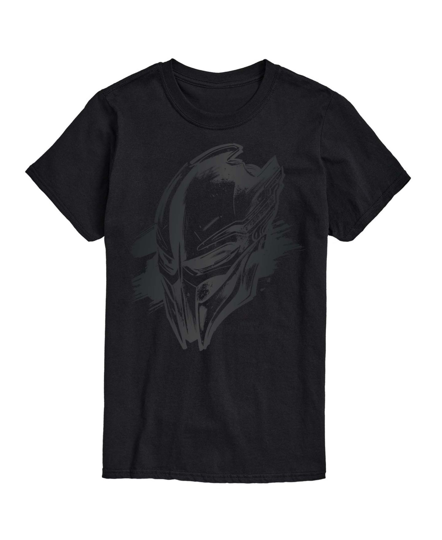 Мужская футболка AIRWAVES Predator: Badlands Monochrome Mask Short-Sleeve Graphic, цвет: Чёрный — фото 1