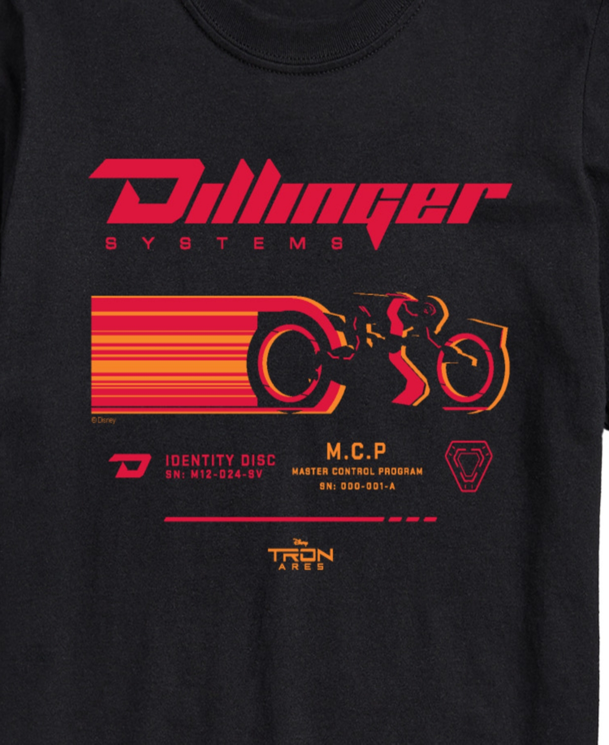 Airwaves Men's Ares Dillinger Motorcycle Short-Sleeve Graphic T-Shirt