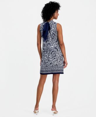 Women's Mock-Neck Sleeveless Dress