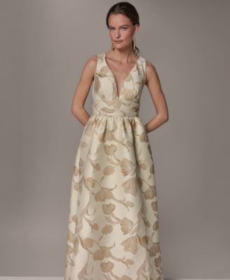 Women's V-Neck Ball Gown