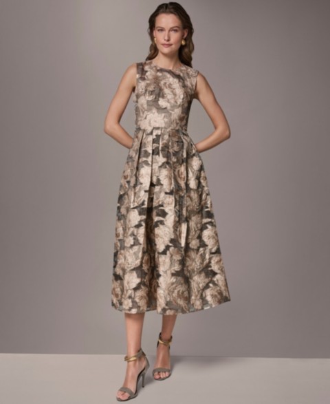 Женские платья Donna Karan New York Women's Crewneck Midi Dress