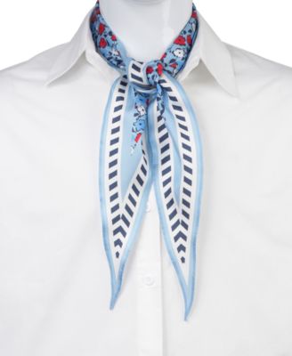 Women's Maritime Floral Diamond Scarf