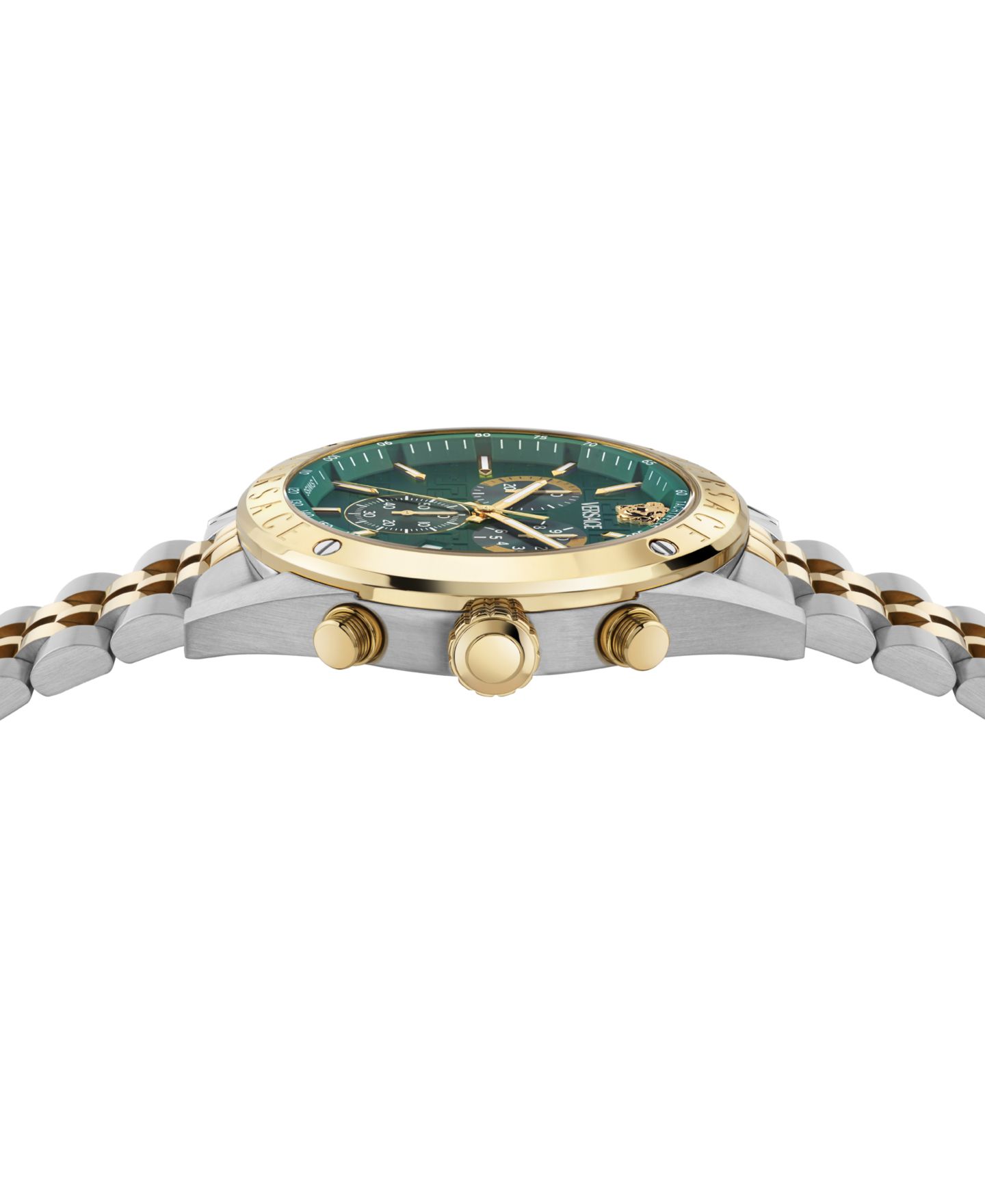 Мужские часы Versace Athletic Two-Tone Stainless Steel Bracelet Watch, 44mm — фото 2