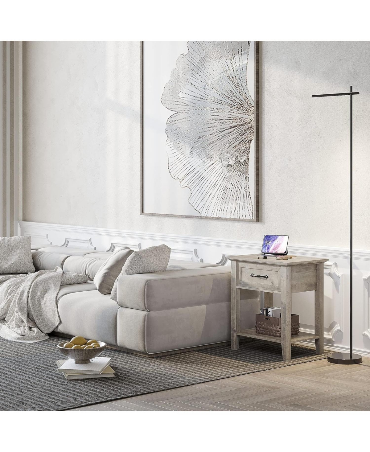 gaomon Nightstands, End Table with Drawer, Side for Living Room