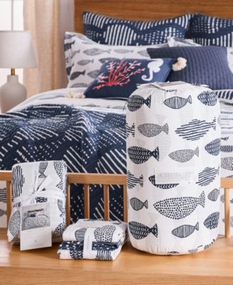 Home Bakio Reversible 3-Pc. Duvet Cover Set, Queen