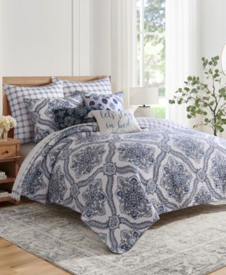 Home Lentana Reversible 2-Pc. Quilt Set, Twin