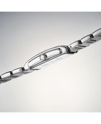 Serafine 4089.4 Women s Rectangular Quartz Watch, Mother-of-Pearl Dial & Swarovski Crystal Bezel