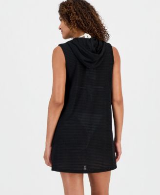 Women's Sleeveless Zip-Up Swim Hoodie