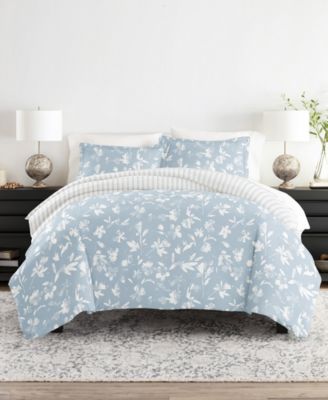 Bedding Bundle Patterned 8-Piece Comforter with Duvet Cover Set, Queen