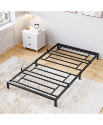 6 Inch Twin Bed Frame No Box Spring Needed, Heavy Duty Metal Platform Bed Frame Twin Size for Bedroom Easy Assembly, Noise Free
