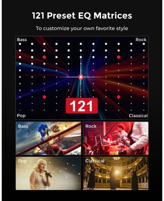 7.1ch Sound Bar with Dolby Atmos, Surround Sound System for TV with 4 Surround Speakers, Soundbar with Subwoofer for Home Theater, Aura A60