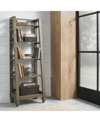 Americana Farmhouse Leaning Pier Bookcase