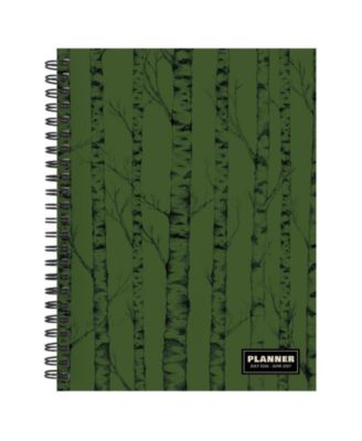 July 2026 - June 2027 Green Forest Medium Weekly Monthly Planner