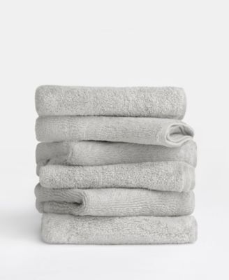 6-Piece Cotton Washcloth Set, 13" x 13"