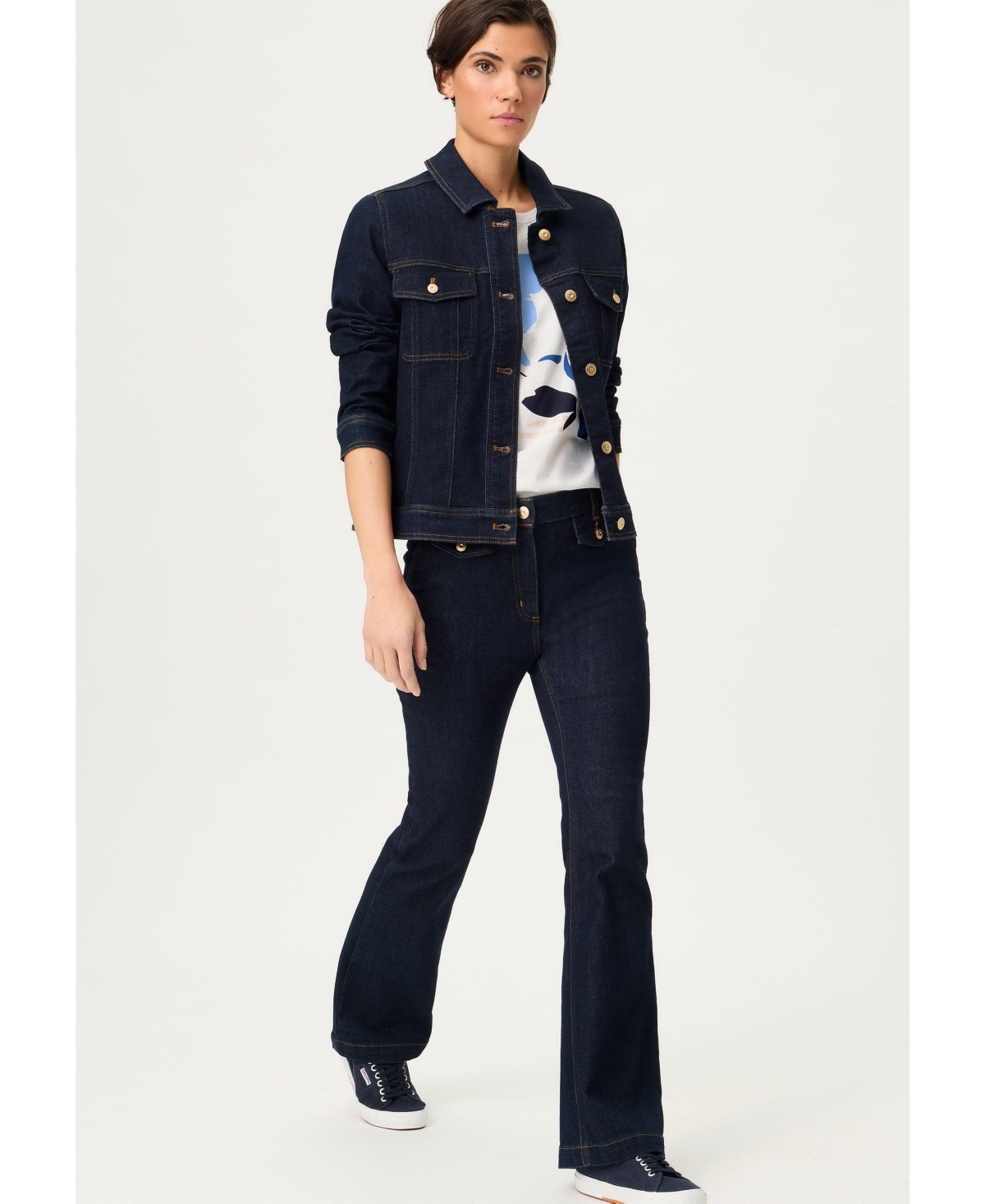 Olsen Women's Riviera Placement Print T-Shirt