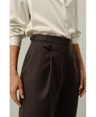 Women's Wool-Silk Bermuda shorts