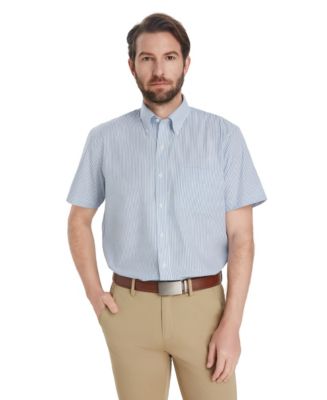 club room estate dress shirt CLUB ROOM MEN'S ESTATE SHORT SLEEVE COTTON DRESS SHIRT SKY XXL NWT $50