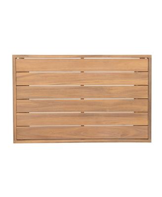 Patio Acacia Wood Rectangle Coffee Table