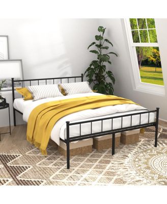74 inches Full Size Bed Frame with Headboard/Footboard, Under Bed Storage