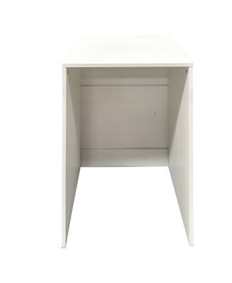 3 Tier Wooden Bookcase with Slide Out Drawer & Dustproof Cabinet