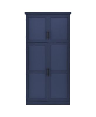  Premium Shaker-Style Pantry Cabinet with 8 Pull-Out Trays