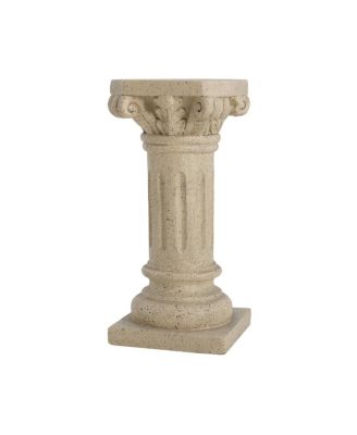 Pedestal Column Plant Stand, 26.25 Inch, Indoor and Outdoor