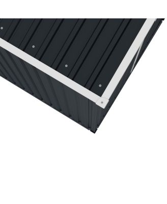  Outdoor Storage Shed, 8x10, 4 Windows, Lockable Doors