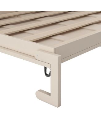  Queen Size Murphy Bed with Storage Cabinets