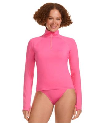 Women's SunShade UPF 50 Quarter Zip Rash Guard