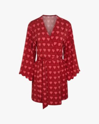 Women's Scallop Sleeve Robe