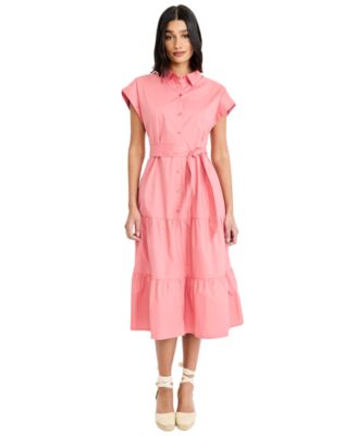 Women's Collared Shirt Dress