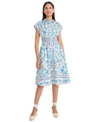 Women's Collared Midi Dress