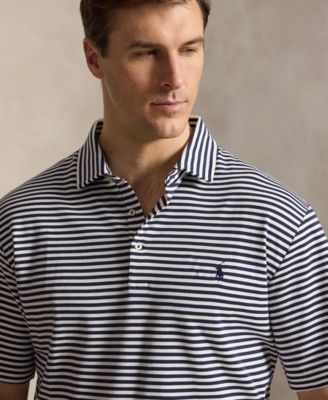 Men's Big & Tall Striped Polo Shirt