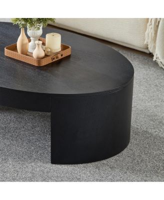Modern Luxury Oval Coffee Table Center Table for Living Room