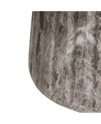 Outdoor Cleme Carved Side Table