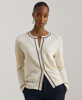 Women's Crewneck Cardigan Sweater