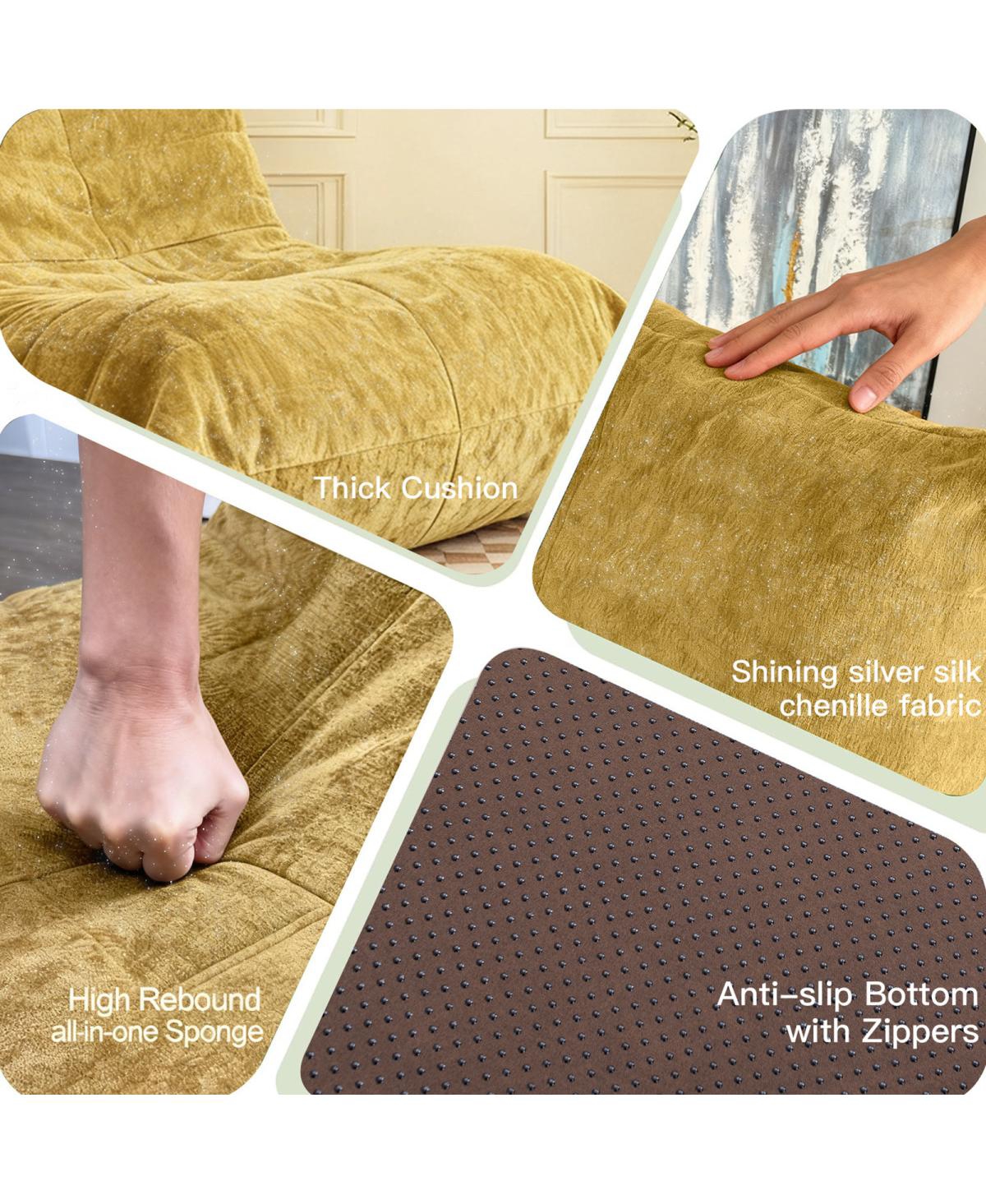 Streamdale Furniture Ergonomic Support System with Premium Chenille Fabric