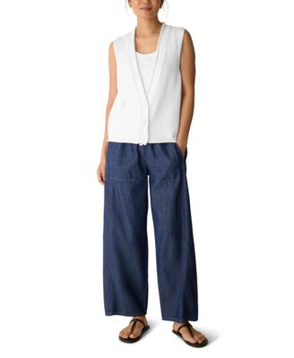 Women's V-Neck Sleeveless Vest, Regular & Plus Size