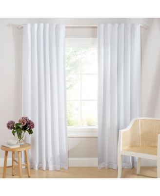 Tyler Total Blackout Back Tab and Rod Pocket Single Curtain Panel