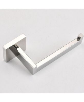 8 - Piece Bathroom Hardware Set, Stainless Steel Bath Towel Holder, Square Wall Mounted Towel Rack, Chrome Towel Bar for Bathroom