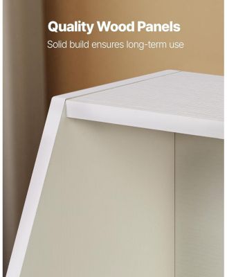 Wooden Kids Bookshelf, Toy Storage Cabinet with 2 Mobile Drawers, Storage Organizer for Nursery, Living Room and Preschool