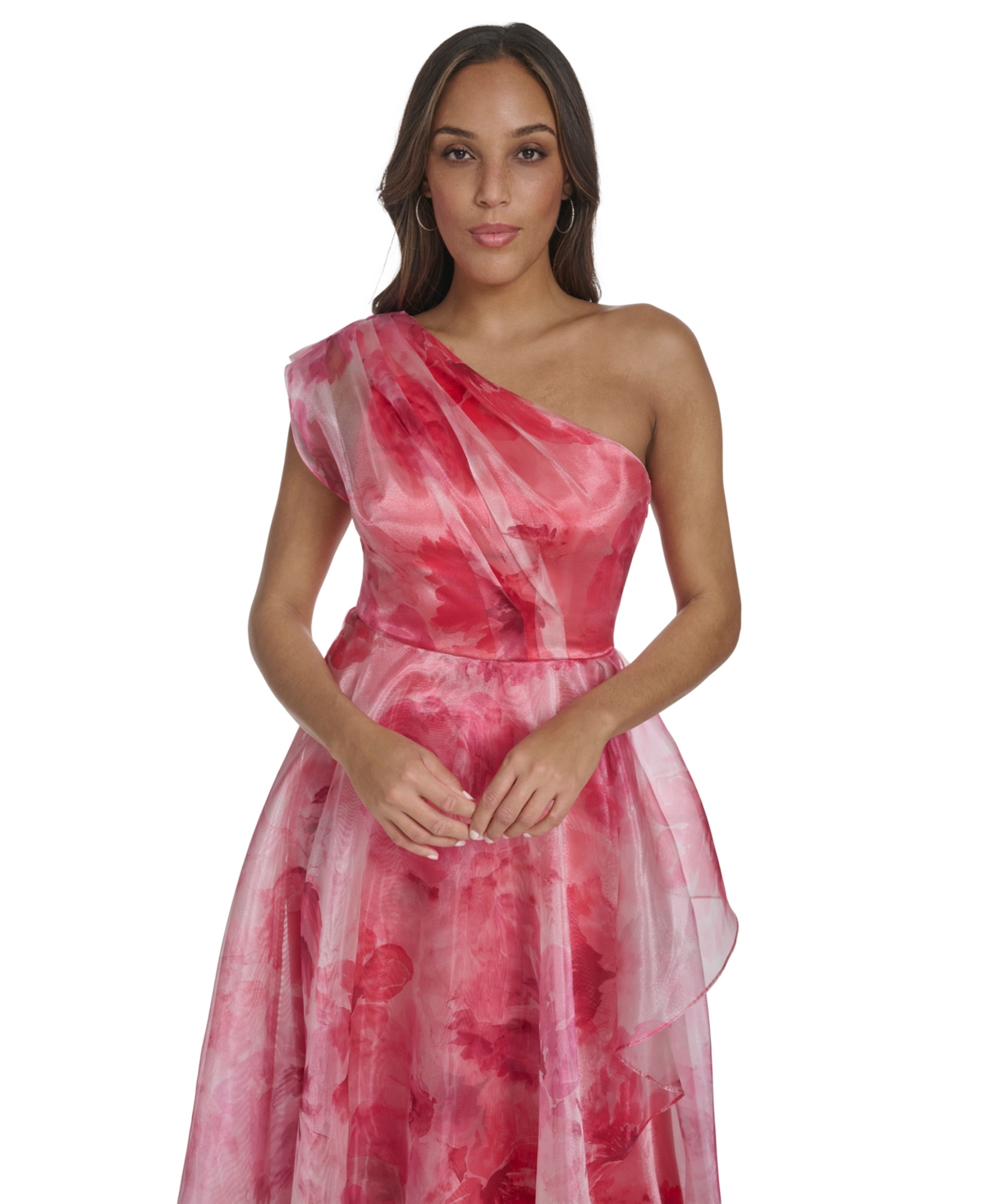 Eliza J Women's One-Shoulder Ball Gown