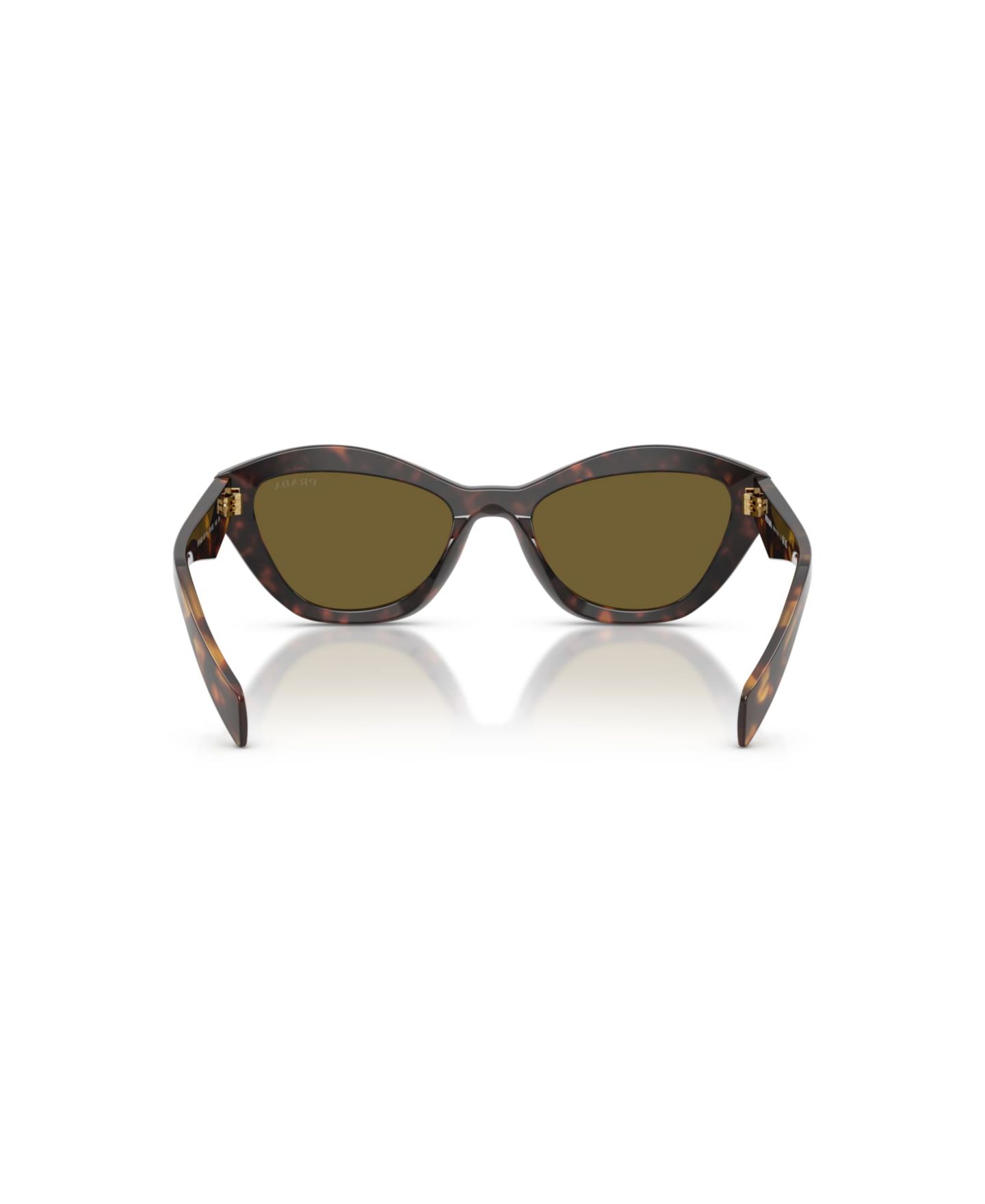 Женские солнцезащитные очки PRADA Butterfly Sunglasses, PR A02S, цвет: Черепаховый — фото 4