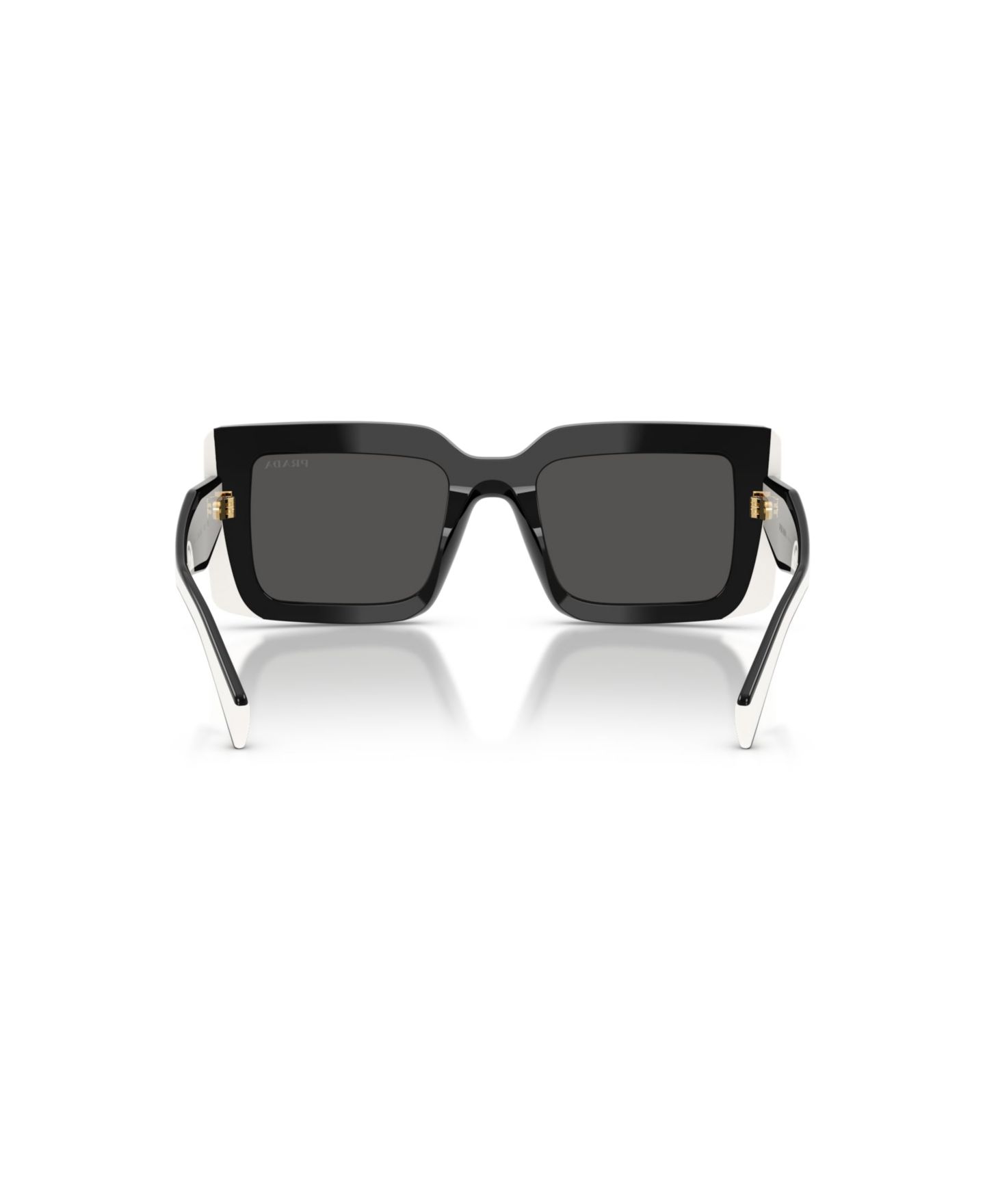 Женские солнцезащитные очки PRADA Rectangle Sunglasses, PR D01S, цвет: Чёрный — фото 3