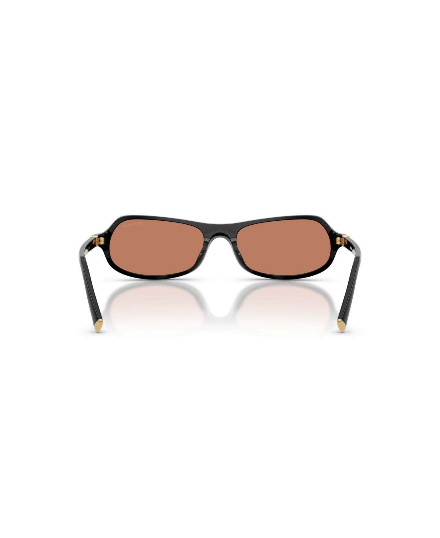 Женские солнцезащитные очки MIU MIU MIU Sunglasses, MU B10SU, цвет: Чёрный — фото 4