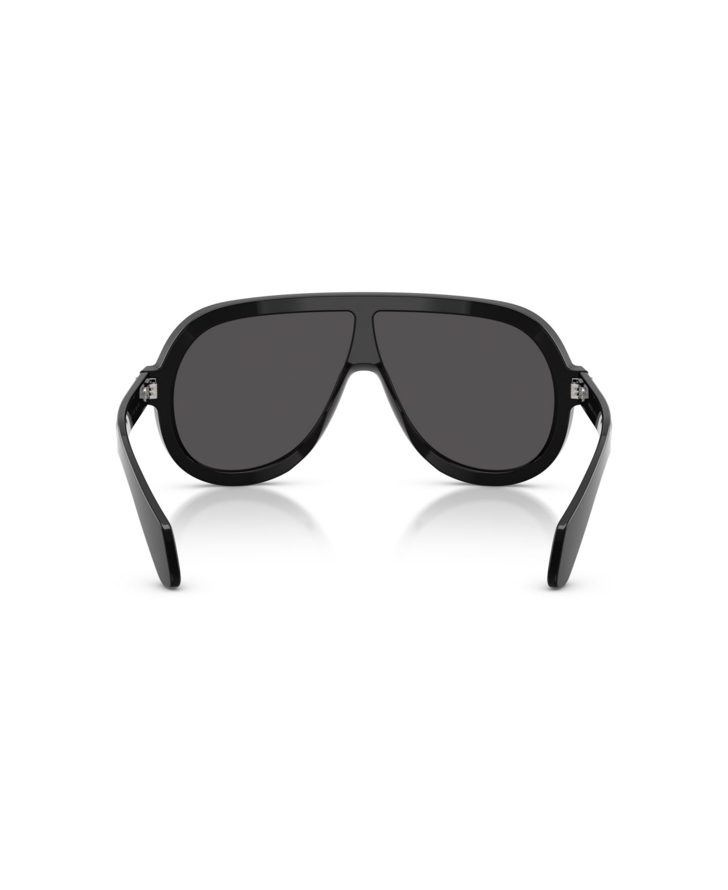 Солнцезащитные очки Moncler Unisex Pilot Sunsette Sunglasses, ME6021U, цвет: Блестящий чёрный — фото 3