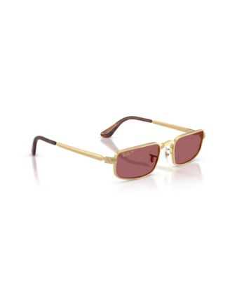 Unisex Rectangle Polarized Sunglasses, RB3927